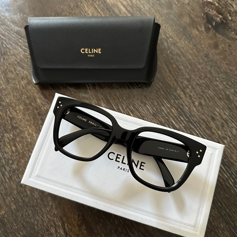 Celine black eyeglasses frame